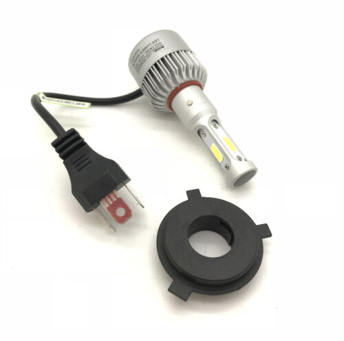H4 COB LED Headlight Bulbs Kit 8000 Lumens Canbus Error Free 100W For Fiat