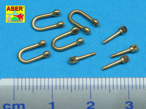 1//35 ABER R16 FOUR LATE MODEL SHACKLE For GERMAN PANTHER for DRAGON TAMIYA etc.