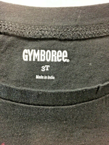 Details about   Gymboree Girls' Big Short Sleeve Crop Tee Black Size: 3T New With Tags 
