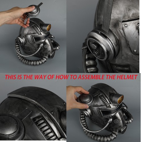 Power Armor Helmet Wearable T-51 Helmet Fall out Handmade Halloween Helmet Adult