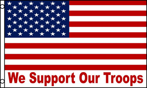 Flag We Support Our Troops NEW Large 3/'x5/' Sand Rail UTV RV ATV