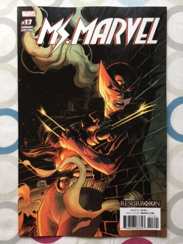 Ms Marvel #17 » NM » Kubert X-23 Incentive Variant » 1st Print » Marvel