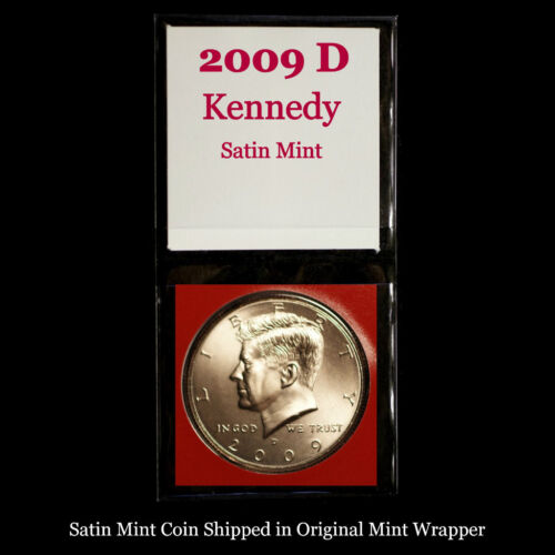 2009 D  Kennedy Half Dollar ~ Satin Mint Strike in Mint Wrap from Mint Set