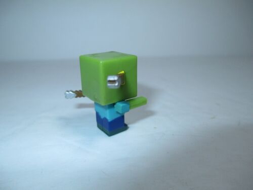 Minecraft Mini-Figures Chest Series 1 1" Spectral Damage Zombie Figure Mojang 