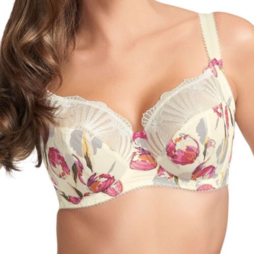Details about   FANTASIE Abigail BALCONY BRA Blossom Ivory Pink Floral NEW 