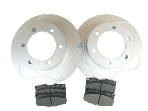 Ceramic Brake Pads for Toyota Tacoma 99-04 W/O VSC Set Front Disc Brake Rotors 