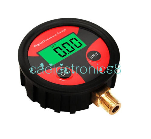 0-200 PSI Digital LCD Tire Pressure Gauge Air Pressure Gauge Pressure Gauge CA 