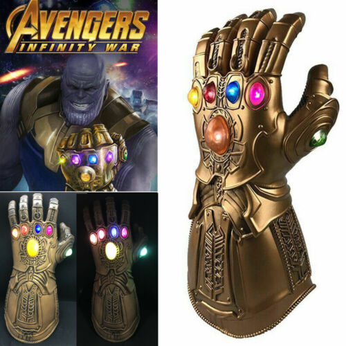 Kids Thanos Glove Gauntlet LED Children Thanos Avengers Infinity War Costume
