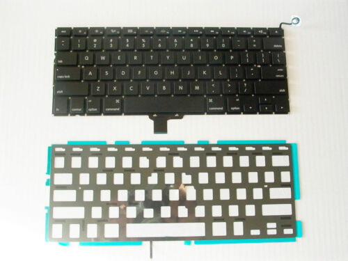 100/% New13.3/" MacBook Pro Unibody A1278 US Black Keyboard with Backlit Backlight