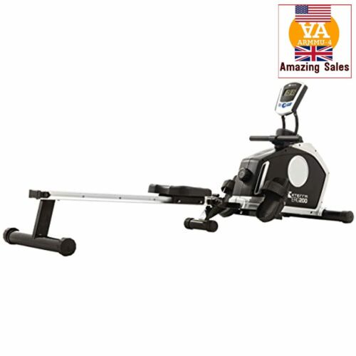 NEW GYM WORKOUT Fitness Folding Magnetic Resistance Rower Weight Loss Machine