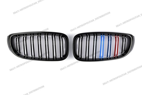 M4 Grille M Power 3 Tri couleur Double barre noir BMW 3 Série GT Gran Turismo F34
