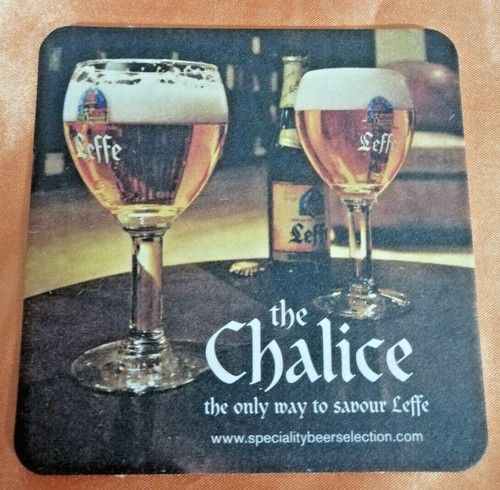 LOTTO 5 SOTTOBICCHIERI LEFFE THE CHALICE SAVOUR LOT COASTERS