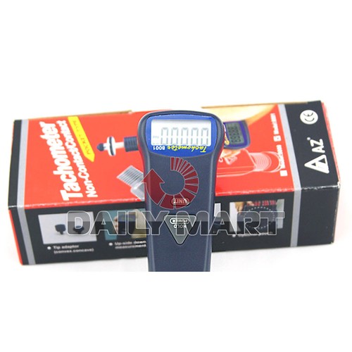 NEW Digital Contact Tachometer AZ-8001 10~19999RPM Rotation Surface Speed Tester