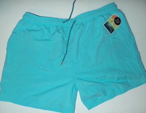 Sizes XL or XXL Mens Swim Shorts in Light Blue 