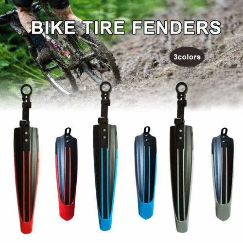 Mountain Bike Bicycle MTB Cycling Tire Front Rear Mudguards Mud Guard Fender V3