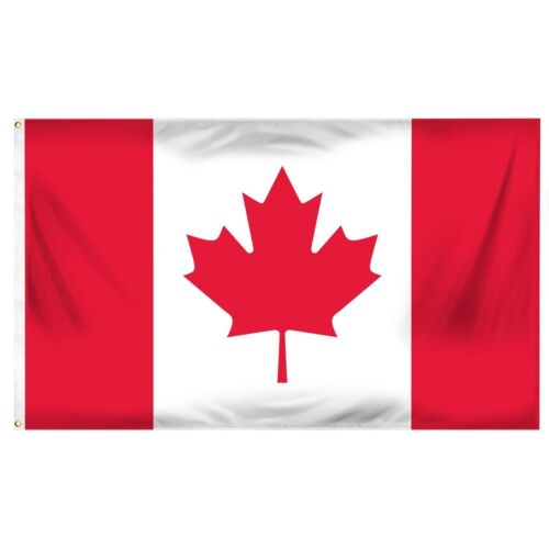 3x5 Canada Canadian 3'x5' House Bannière rondelles SUPER Polyester 