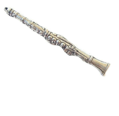 Clarinet Hand Made in UK Pewter Lapel Pin Badge