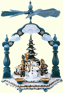 Hubrig Pyramide Winterkinder 35 x 25 cm