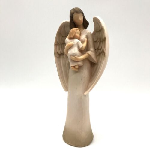 Guardian Angel with Child Figurine Seagull Studios 2007 New Without Box 8/"