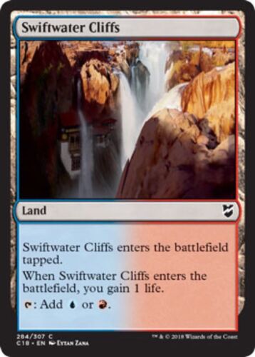 - Commander 2018 284//307 Common 4 x Swiftwater Cliffs