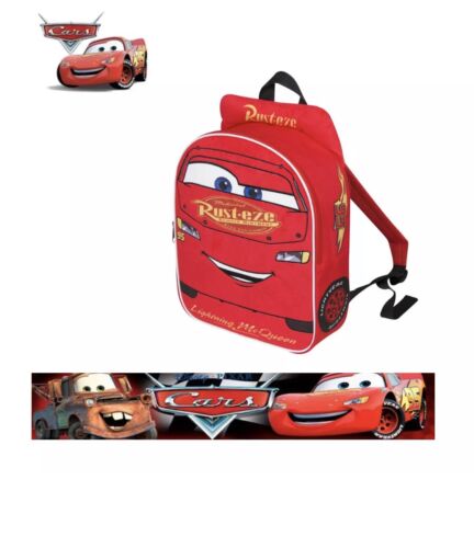 Official Disney Pixar Cars 3 Embroiderd Plush Front Backpack Holidays School 