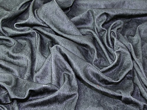 Surface Texture Printed Crackle Velvet Knit Dress Fabric MF-100650-M