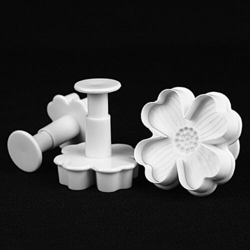 Fondant Cake Plunger Cooky Cutter Mold Sugarcraft Decorating Paste Mould Tool UW 