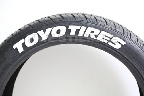 TOYO TIRES 0.75" For 17" 18" Wheels 8 Permanent Decals Low Pro 