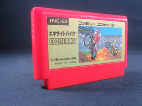 excite bike Famicom Japan Nintendo FC NES authentic excitebike Japanese game JP