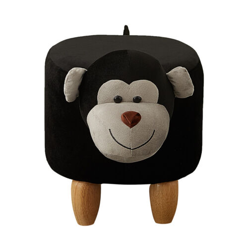 Upholstered Animal Shaped Ottoman Ride-on Footrest Stool Rest Seat TOY Kids New 