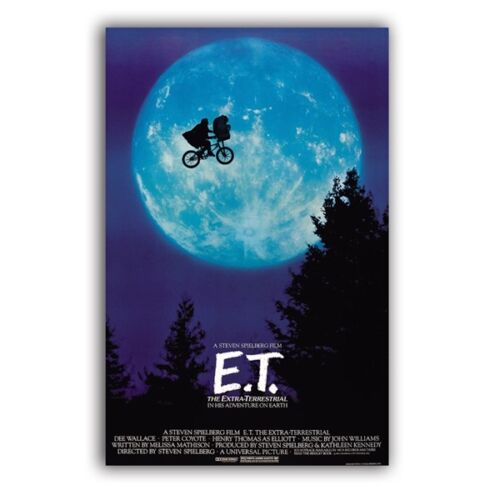 The Extra-Terrestrial UFO Movie Poster Art Print Canvas Painting Wall Decor E.T 