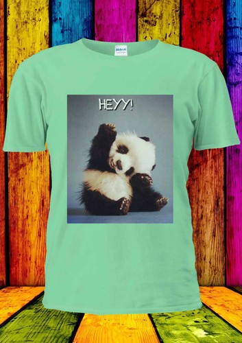 Cute Bear Tumblr T-shirt Vest Tank Top Men Women Unisex 1028 Baby Panda Hey