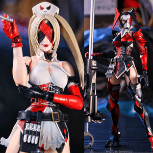 Playarts Kai Harley Quinn Action Figure Female Joker TWO Suit Collection Batman