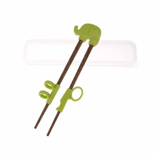 1 Pair//Box Baby Training Chopsticks Kids Wooden Learning Reusable Chopsticks HQ