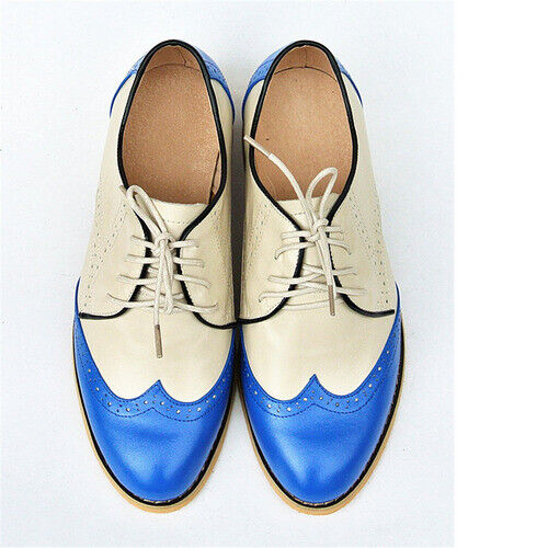 Details about   2020 oxford shoes flat shoes handmade retro summer spring women's shoes top 