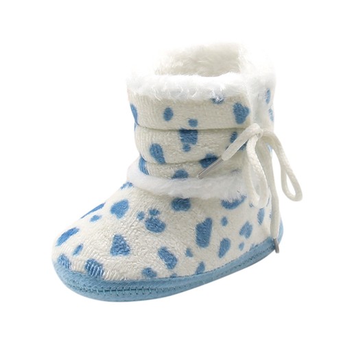 Baby Girls Boys Soft Booties Snow Boots Infant Toddler Newborn Crib Shoes 0-12M