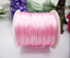 70Meter Chinese Knot Satin Nylon Braided Cord Macrame Beading Rattail Cords 1mm