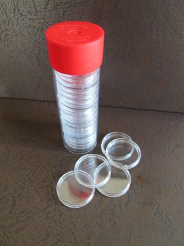 1 Storage Tubes for A Model Coin Capsule Holders /& 20 x 26mm Direct Fit capsules