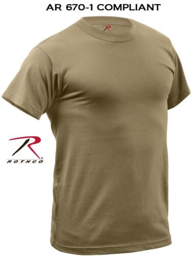 Homme Brun Coyote séchage rapide AR 670-1 compatible Humidité Wicking tee shirt tshirt 