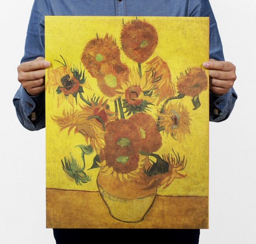 FD3320-Retro-Vincent-Oil-Painting-Vase-with-Fifteen-Sunflowers-Art-Post-47-35CM