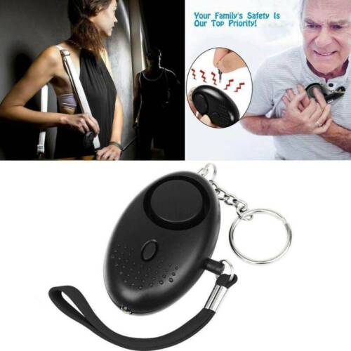 140db-Alarm Police Approved Keyring Personal Panic Rape Attack Safety Security 