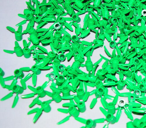 - 4114348 2 x Lego green bamboo Parts /& Pieces 3 leaves