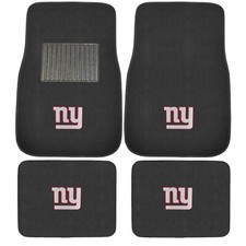 Nfl New York Giants Front Rear Car Truck Rubber Vinyl All Weather