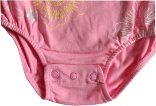 Baby Girls Pink Cotton Swimming Costume Swimsuit Age N//B 3 Months 6 Months