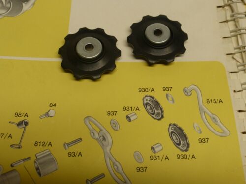 "Pulley Wheels" to Fit Vintage Campagnolo Rear Derailleurs-NOS Replacement 10 t 
