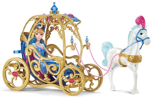Disney Princess Cinderella Horse /& Carriage Toy Girls Royal Doll Fantasy Pumpkin