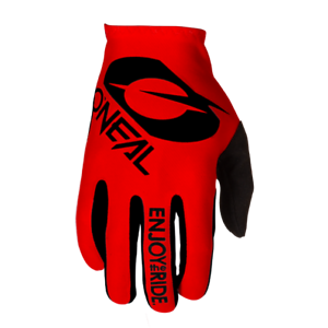 O/'Neal Matrix Stacked Adult Motocross Dirt Bike Racing Gloves Red
