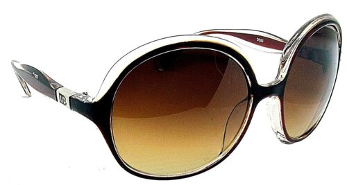 DE Sunglasses Ladies Women Brown Black Pink Designer Large Retro Vintage Big