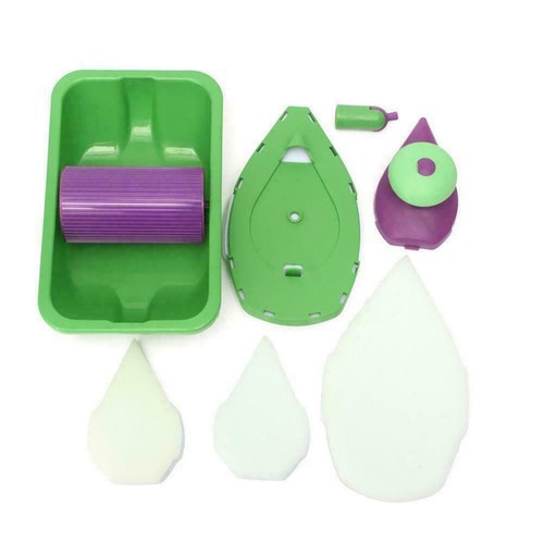 2020 Color Box dekorative Farbroller und Tablett Set Haushalt Pinsel HEISS J8M6