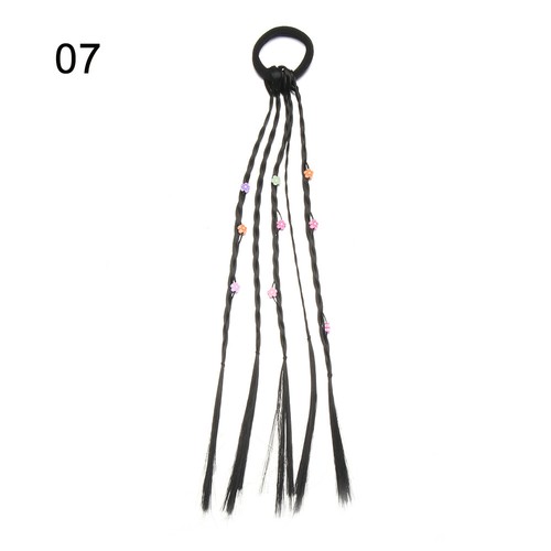 Wig Ponytail Holder Elastic Hair Rope Hair Rubber Band Wig Braided Headband